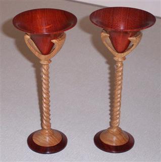 Pair of goblets by David Ward